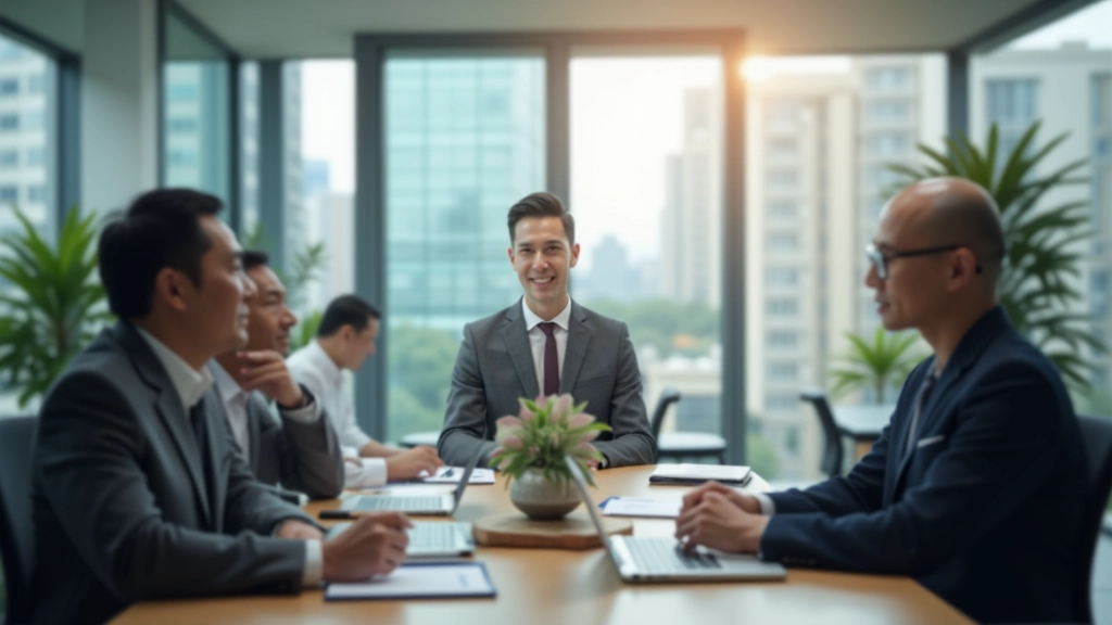 Professional financial consultation in modern office environment