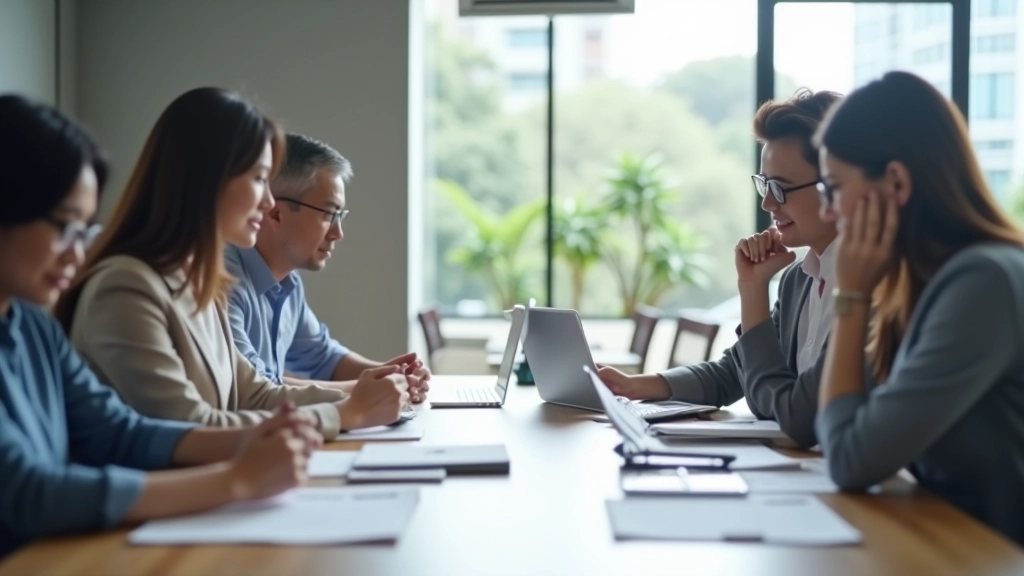 FinanceFlow Academy Limited team collaborating in a modern workspace